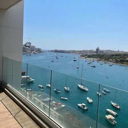 Lovely Seaview Two Bedroom Unit In Tas-sliema Sliema