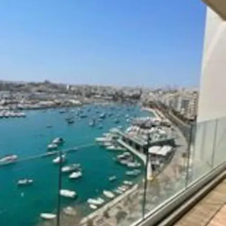 Lovely Seaview Two Bedroom Unit In Tas-sliema Apartment *